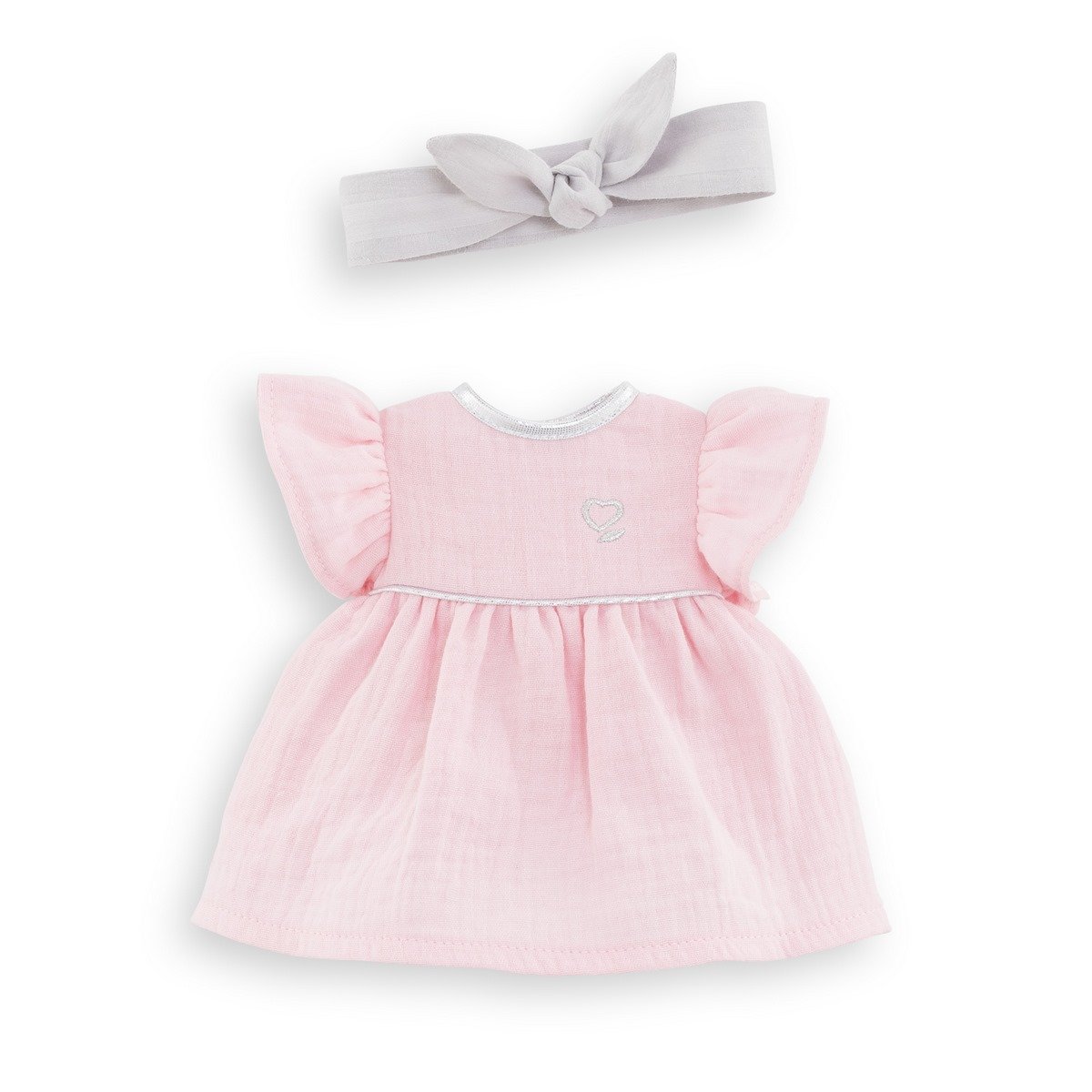 Ma Corolle - Robe rose et bandeau