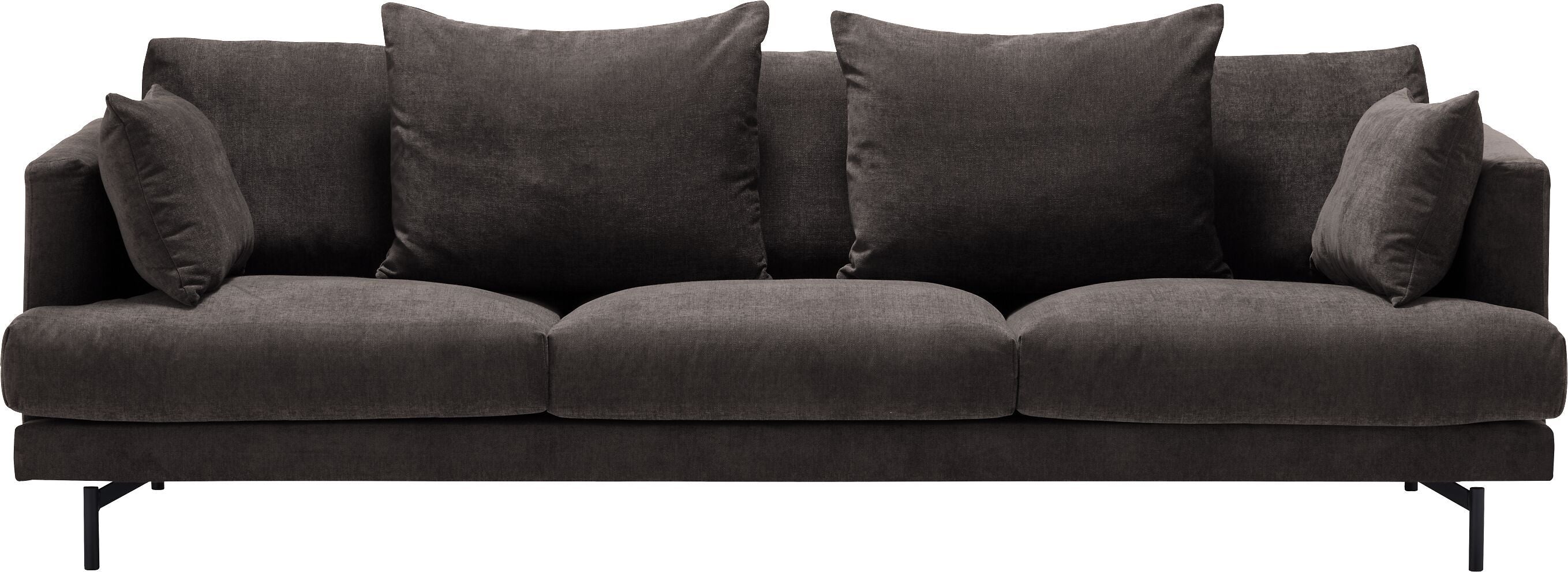 MARTENS 3.5er-Sofa - Anthrazit / B: 248.0 cm x T: 100.0 cm x H: 84.0 cm