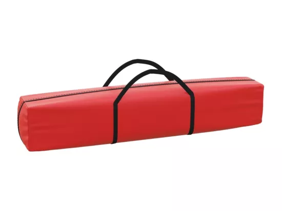 Tente de réception pliable avec parois Rouge 3x6 m