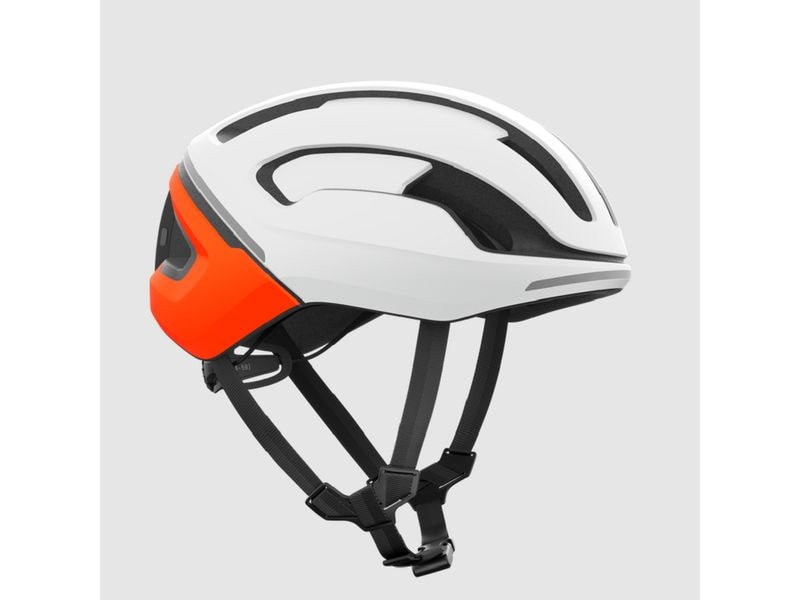 POC Helm Omne Beacon MIPS Weiss/Orange Matt, L Fahrradhelm