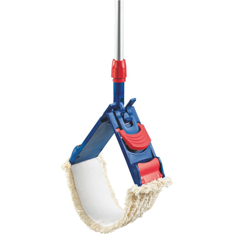 Support balai frange pour lavage à plat système à languettes