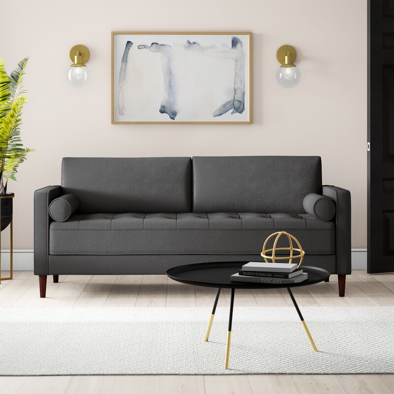 Garren 70.1&rdquo; Square Arm Sofa