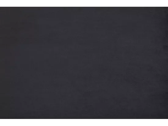 Canapé 3 places CHESTERFIELD - velours noir et boutons effet cristal