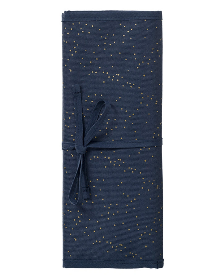 Wickeltasche INDIGO DOTS (50x28x17) in blau