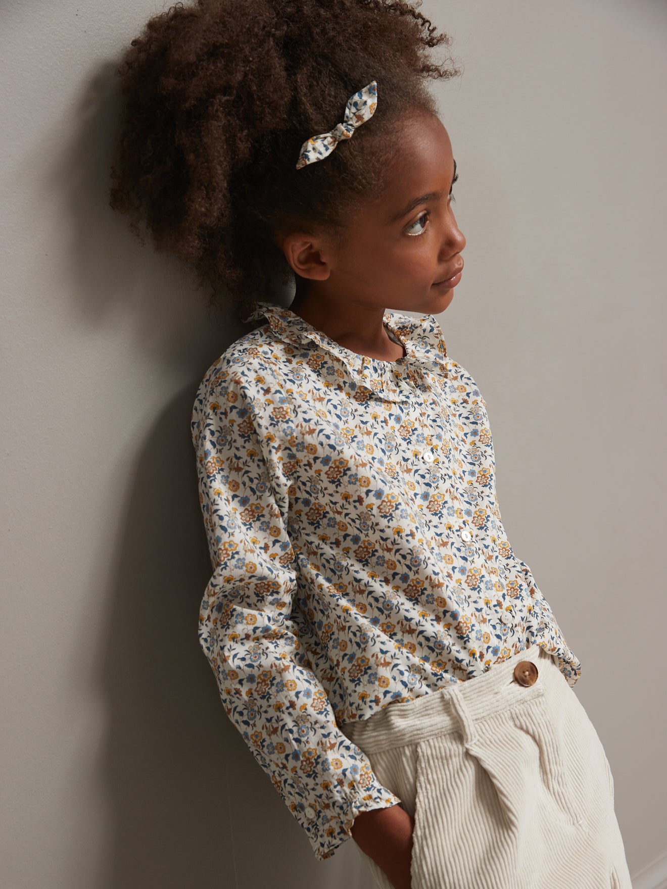 Chemise Fille en tissu Liberty Aisha
