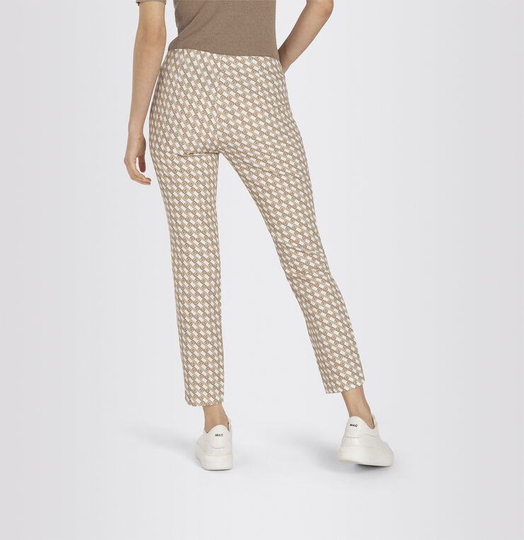 MAC Jeans ANNA Light camel printed