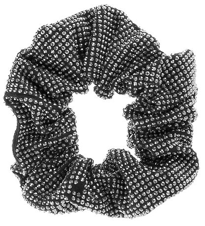 By Stær Scrunchie - Tindra - Schwarz m. Glitzerstein