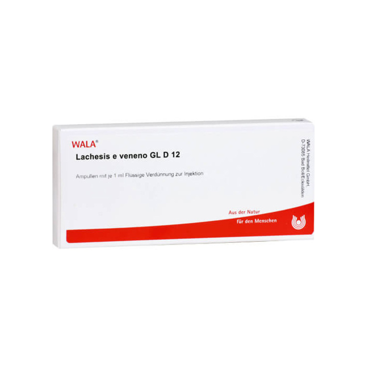 Lachesis E veneno GL D 12 Ampullen, 10X1 ml