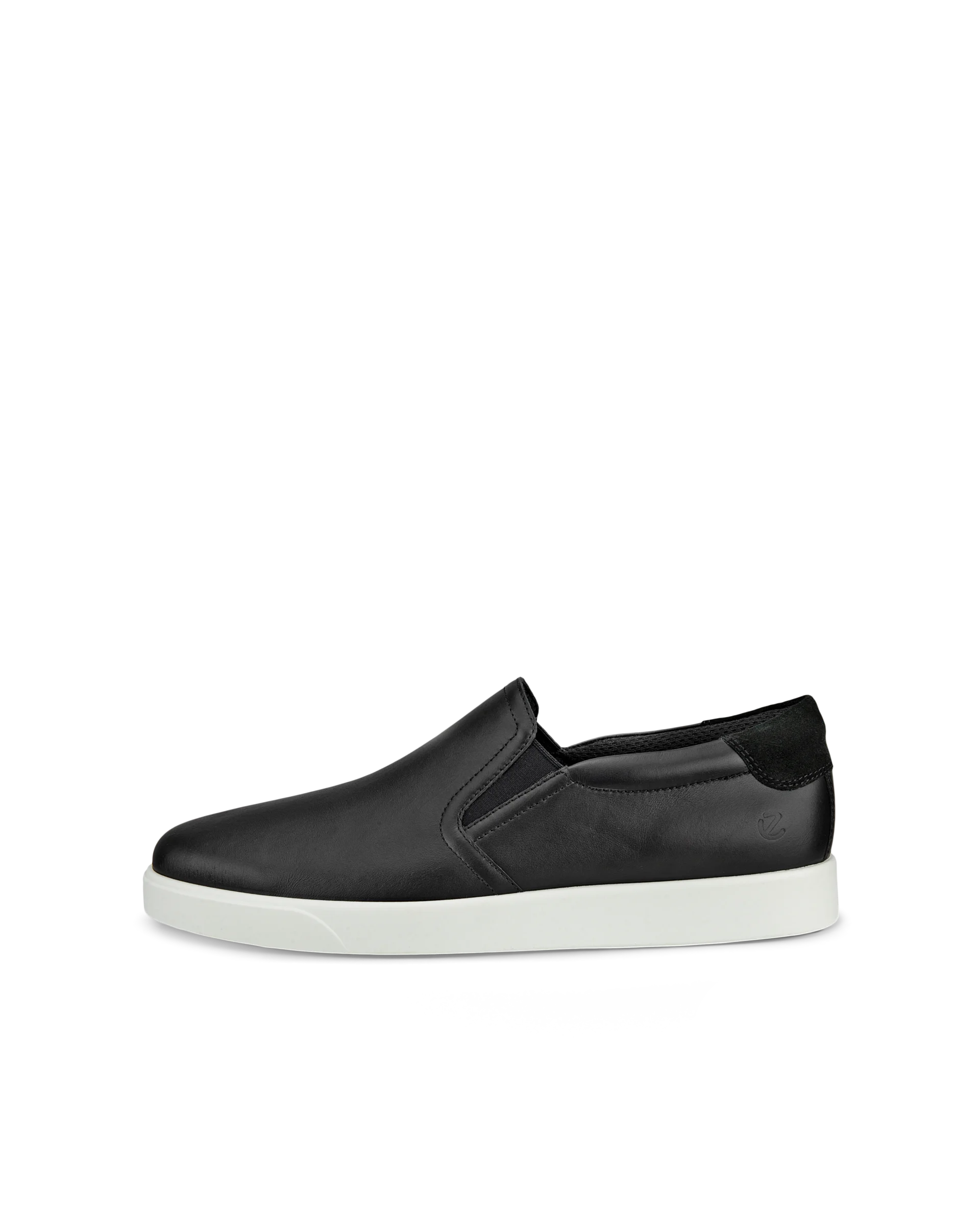 ECCO STREET LITE M Herren Slip-On-Sneaker aus Leder Schwarz