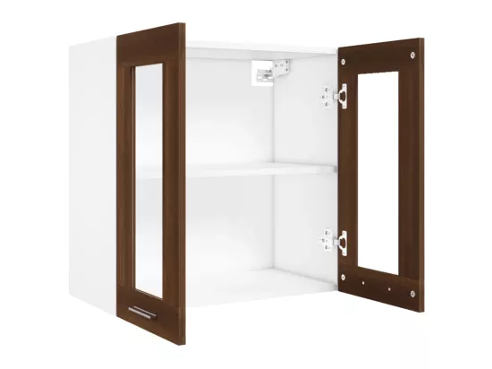 Armoire en verre suspendue 