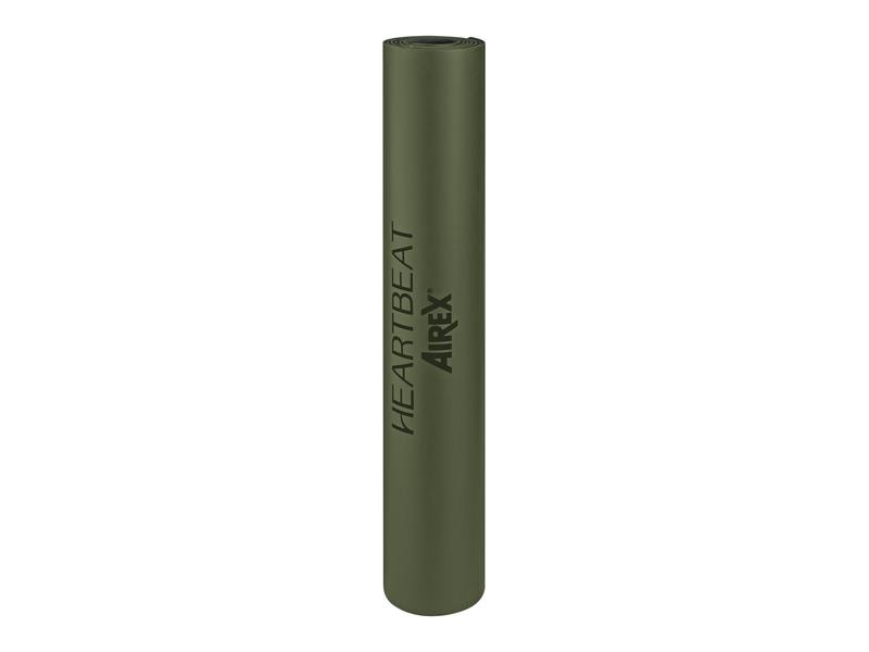 Airex Yogamatte Heartbeat, Olivgrün Trainingsmatte Heartbeat, Yoga & Pilates