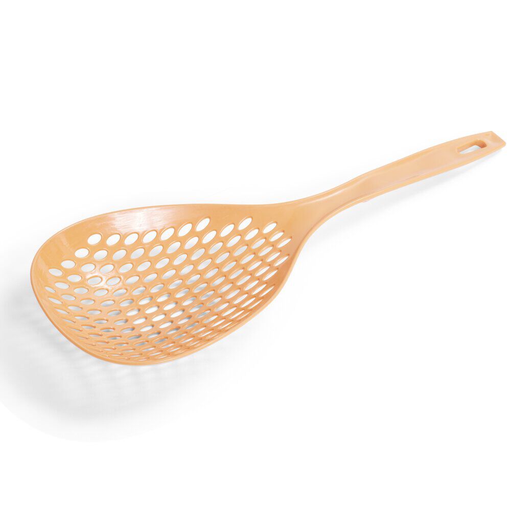 Cuillère écumoire plastique blanc ou orange