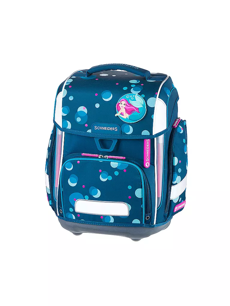 SCHNEIDERS Schultaschen Set Ergolite 9tlg Polkadot petrol