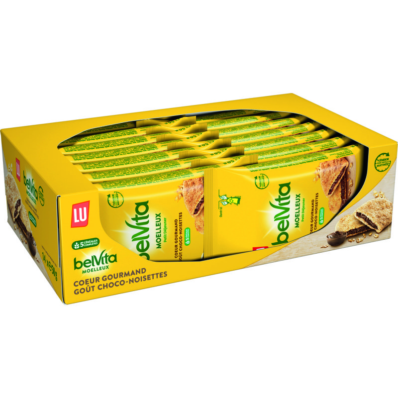 Belvita Le Moelleux Coeur gourmand choco noisettes Lu - 50 g