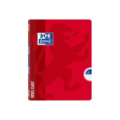 Oxford Openflex - Cahier polypro 17 x 22 cm - 140 pages - grands carreaux (Seyes) - disponible dans différentes couleurs