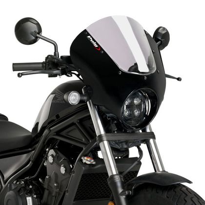 Tête de fourche Puig DARK NIGHT NOIR BRILLANT - Gris