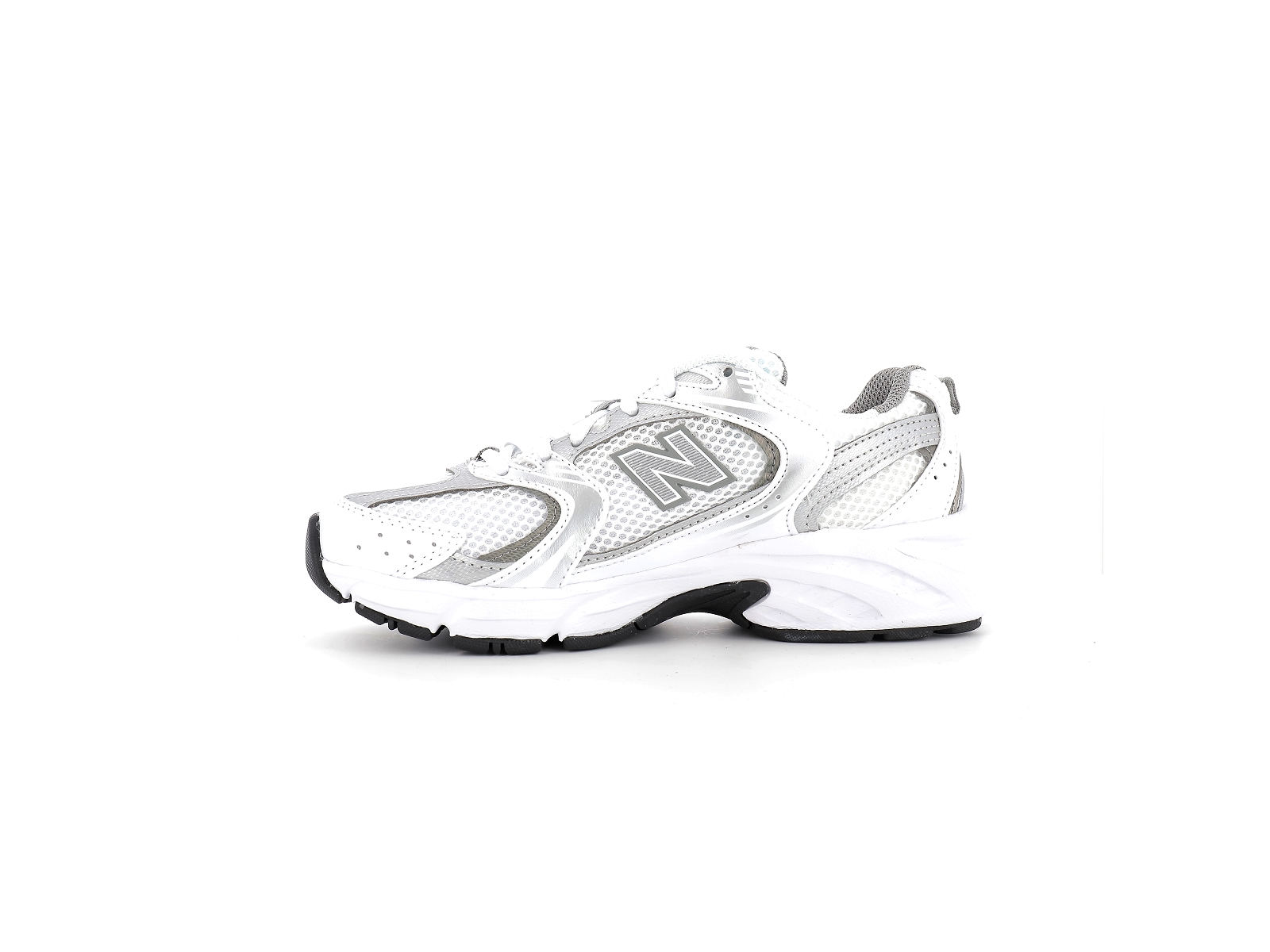 New balance a-MR530 Matières combinées Blanc Argent
