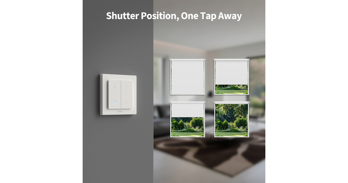 AqaraShutter Switch H2 Kit schakelaar
