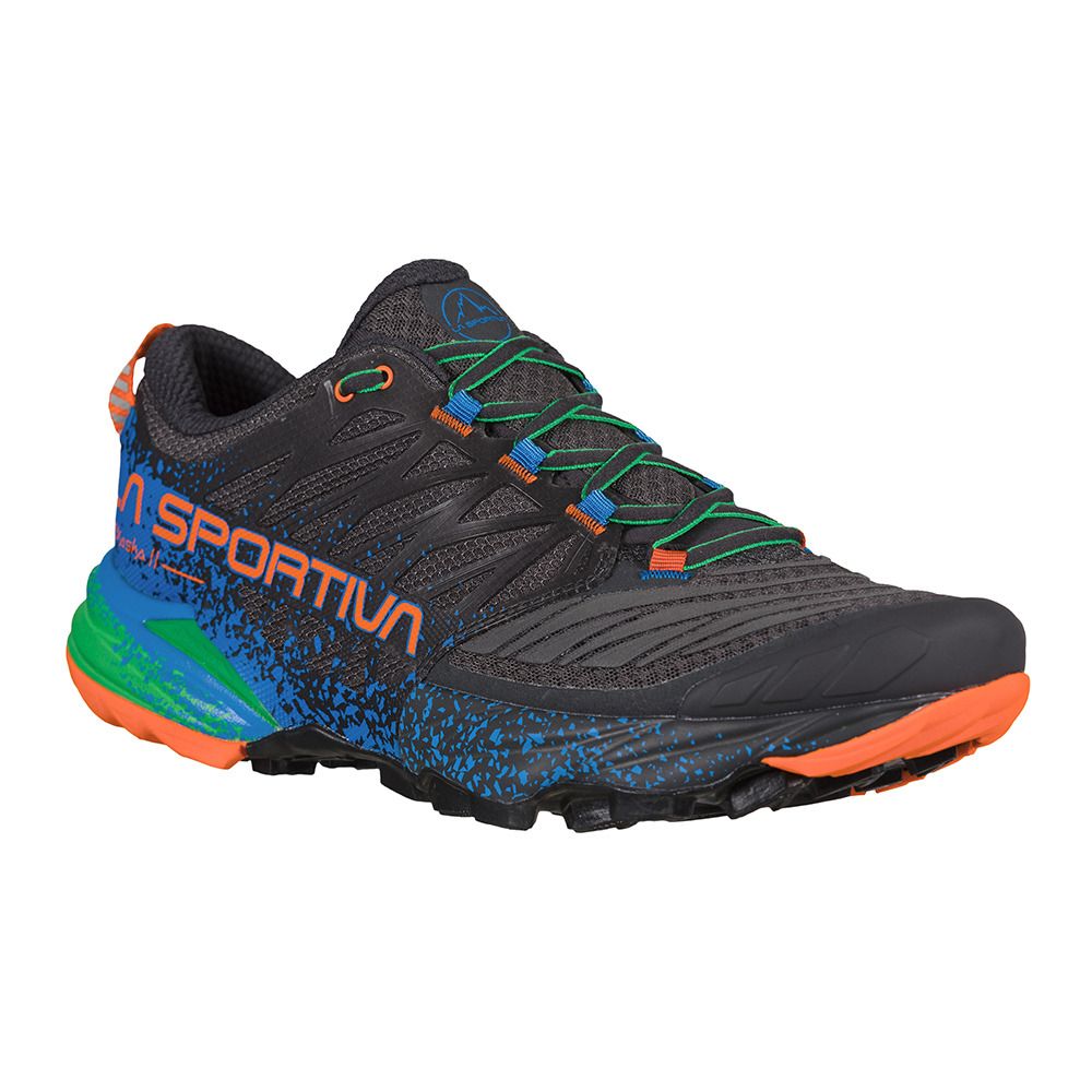 La Sportiva AKASHA II - Chaussures de trail Homme carbon/flame