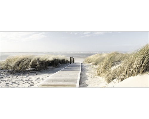 Glasschilderij Zeezicht III 30x80 cm GLA392