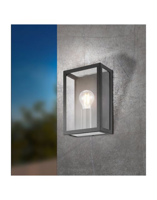 Eglo Wandlamp Alamonte - Buitenverlichting - Zwart