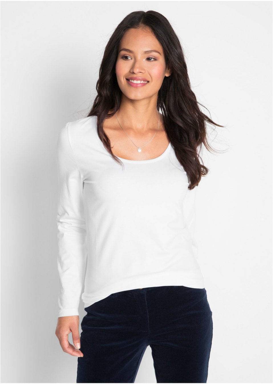 T-shirt extensible manches longues