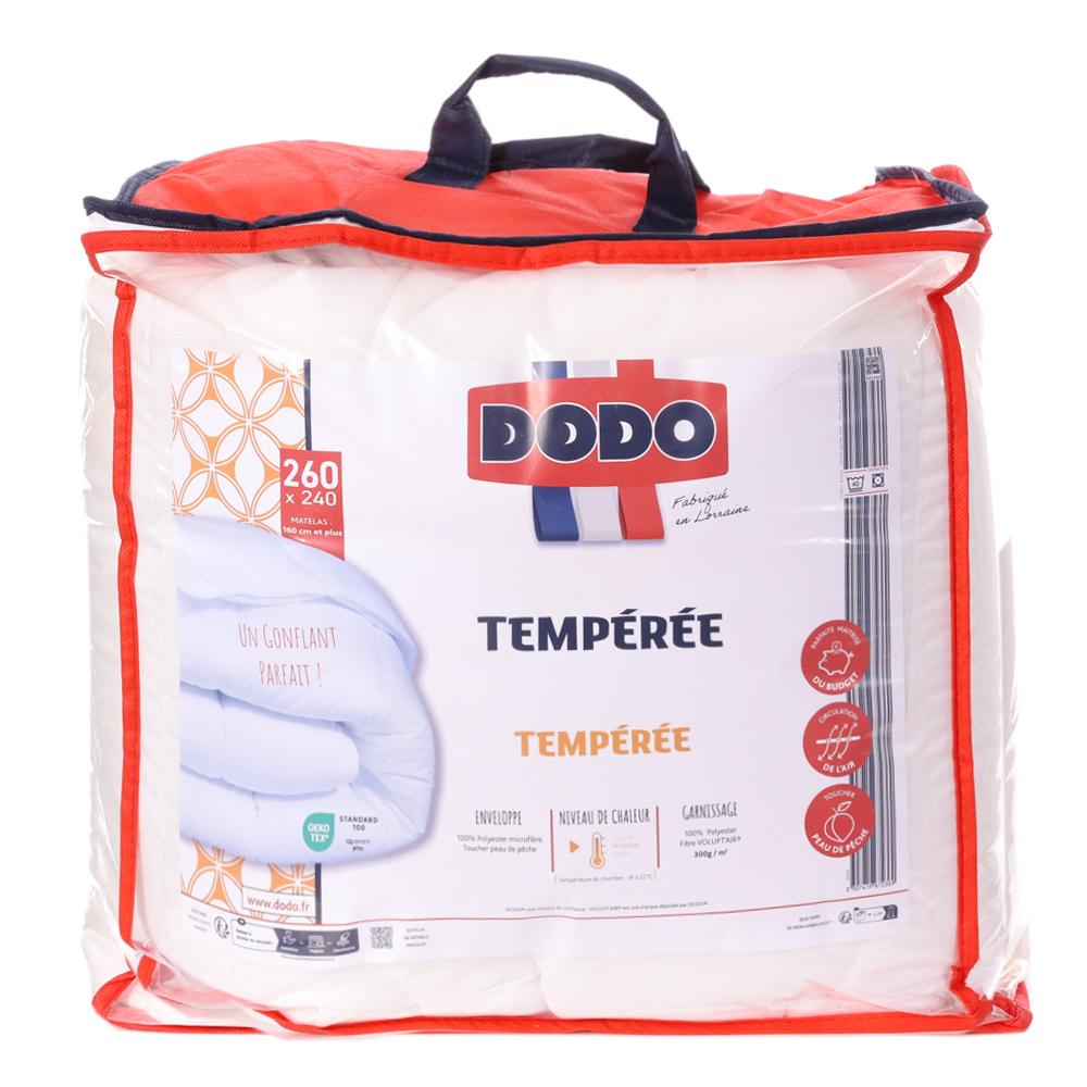 Dodo Couette Synthetique Cocon Tempérée Blanche Dodo 260x240