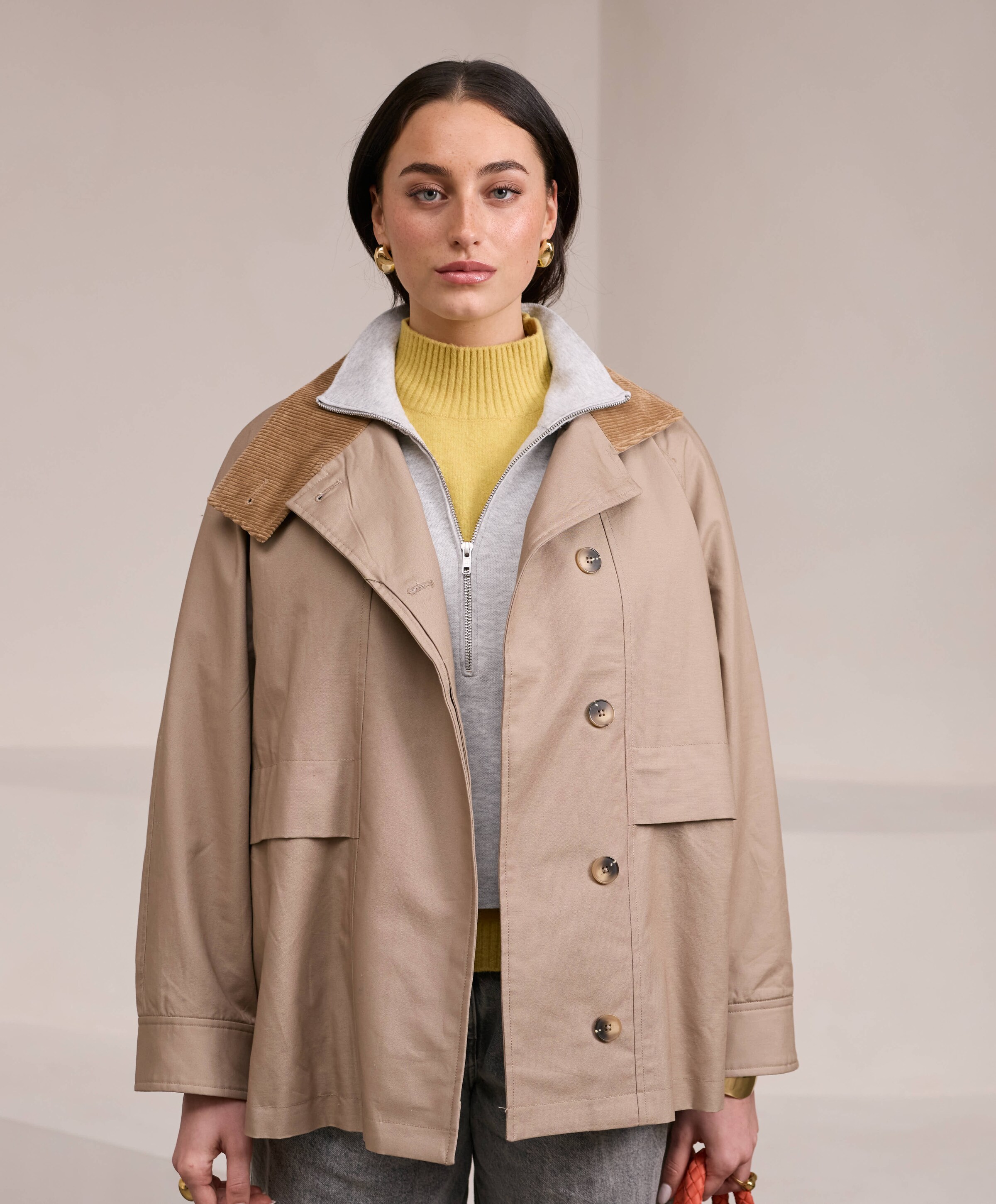 Selected Dames jas beige