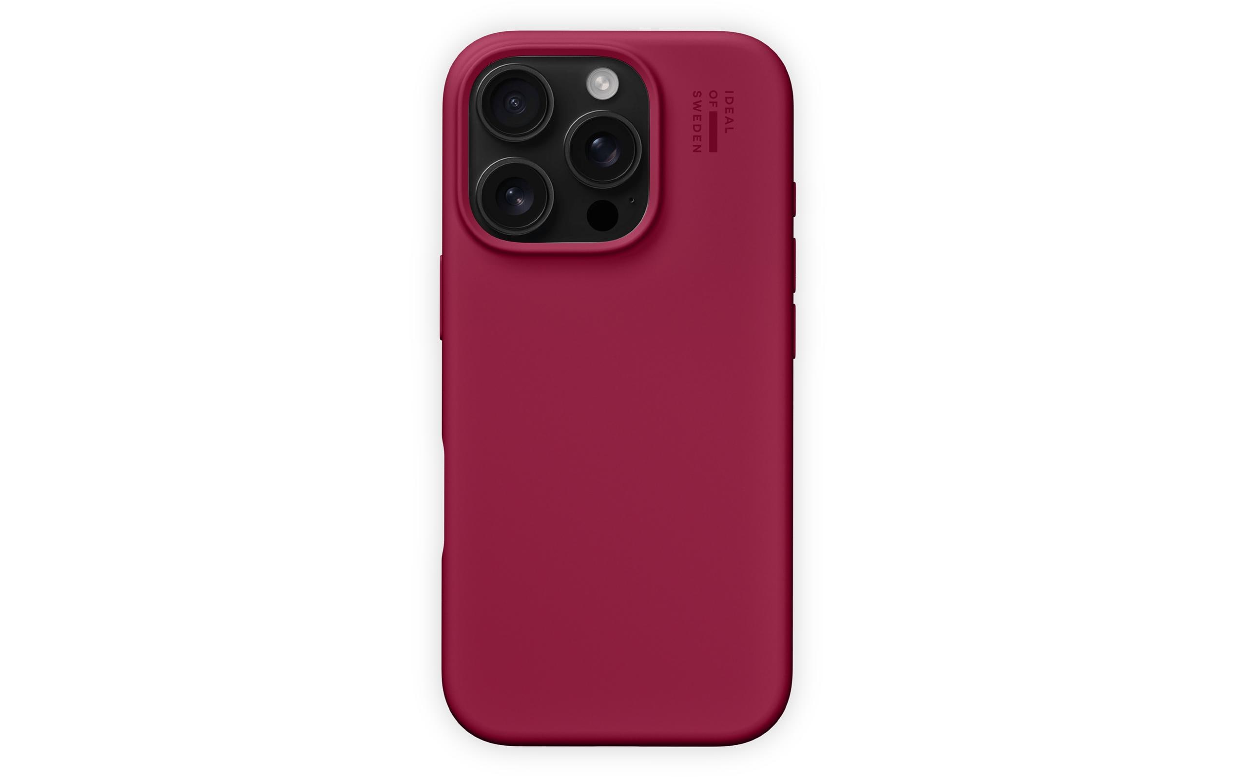 Back Cover Silicone iPhone 16 Pro CranberryBackcover für das Apple iPhone 16 Pro
