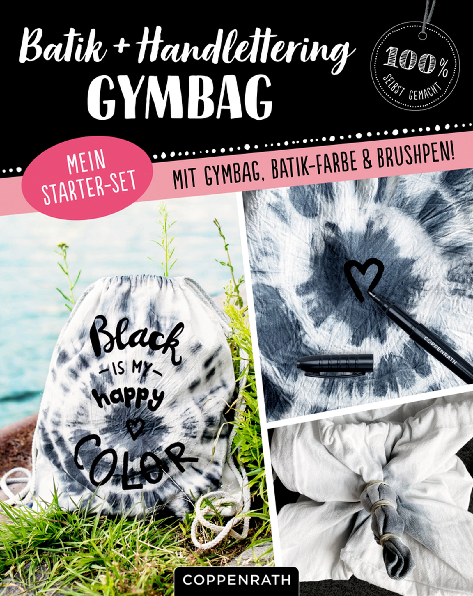 Bastelset BATIK & HANDLETTERING inkl. Gymbag