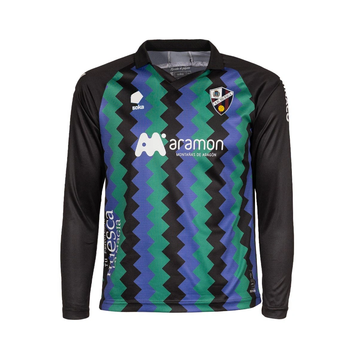 Camisola Soka Sociedad Deportiva Huesca Quarto Equipamento Guarda-redes 2025-2026 Criança