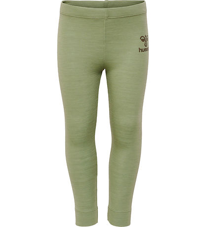 Hummel Leggings - Wolle - hmlWolly - Öl Green