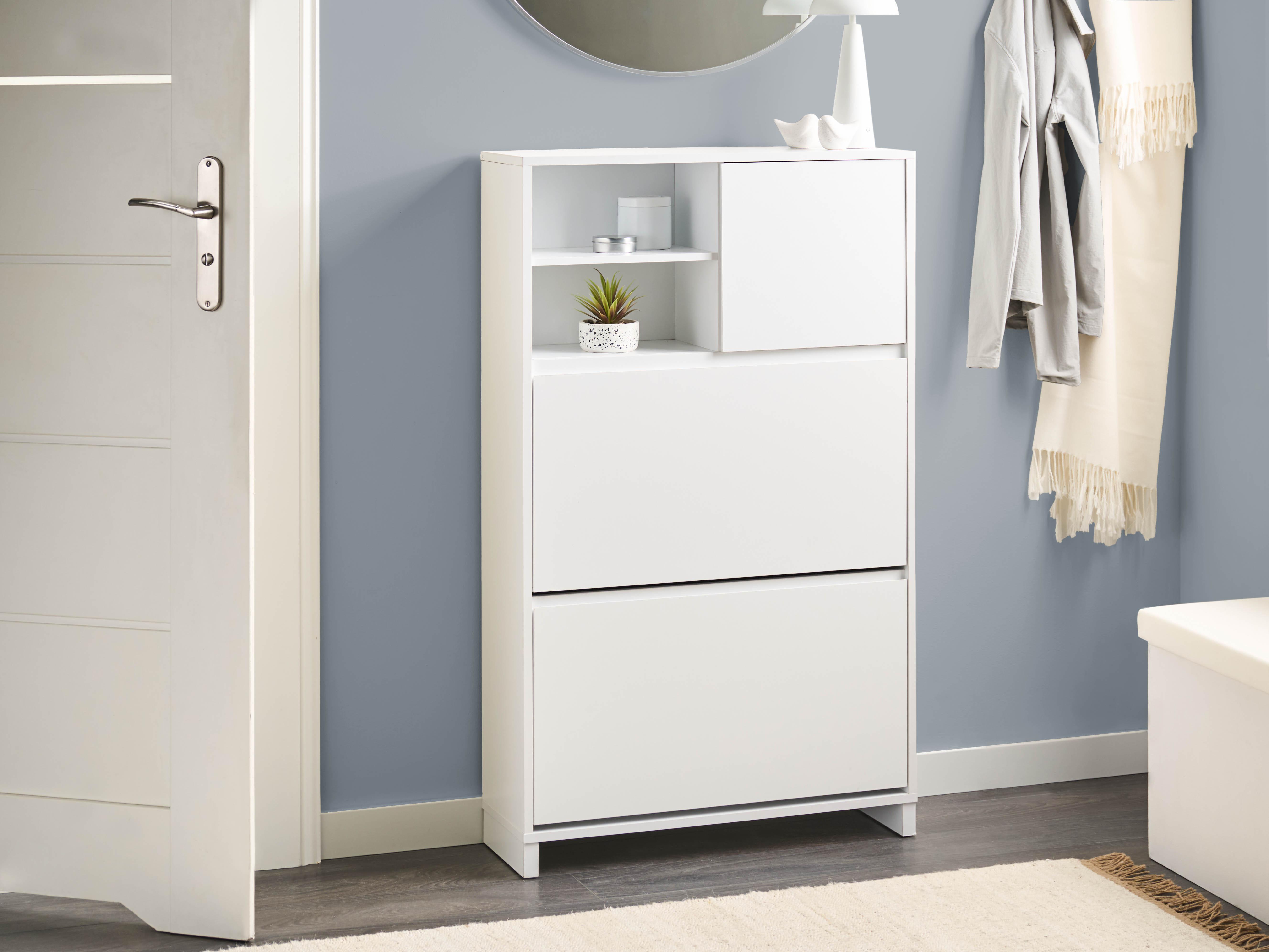 Schoenenkast COBAR Wit