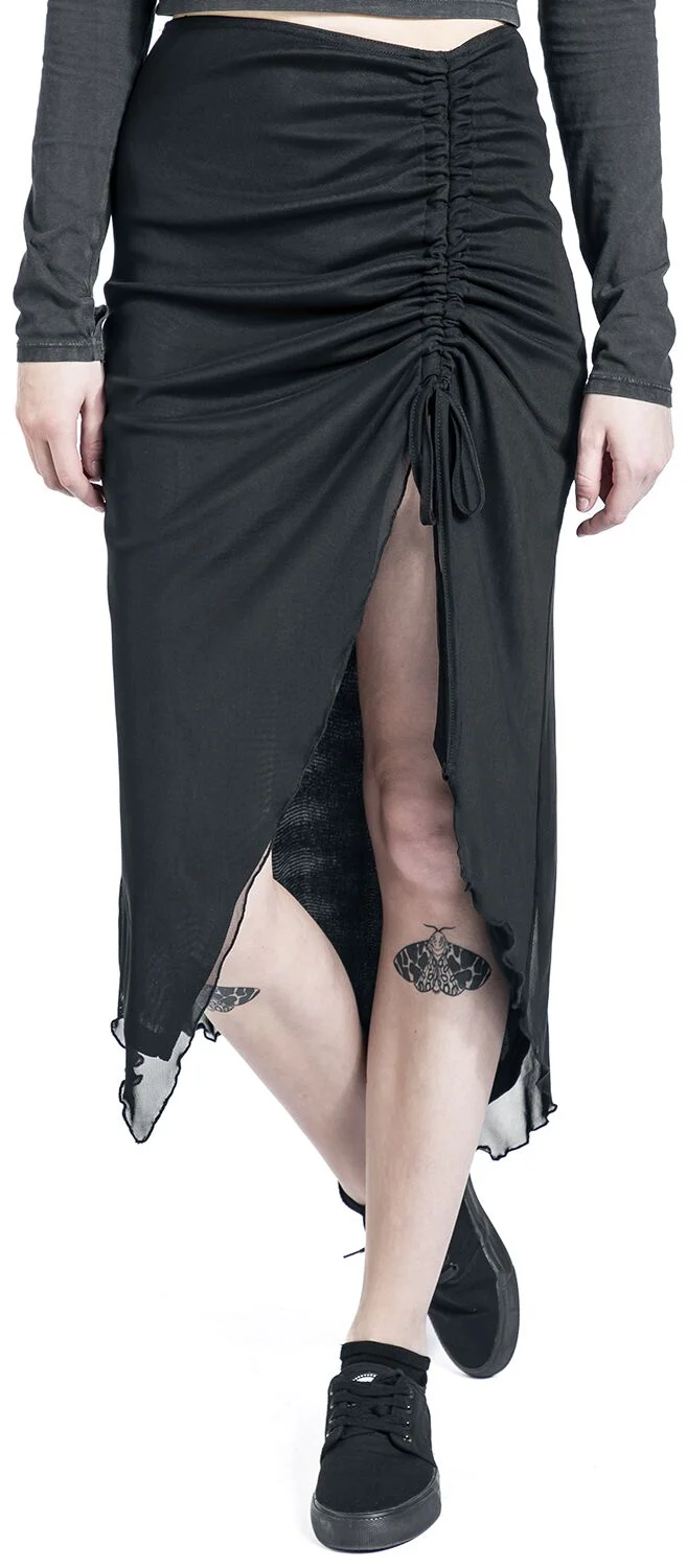 Jupe Mesh Plissé Umbra | Banned Jupe mi-longue
