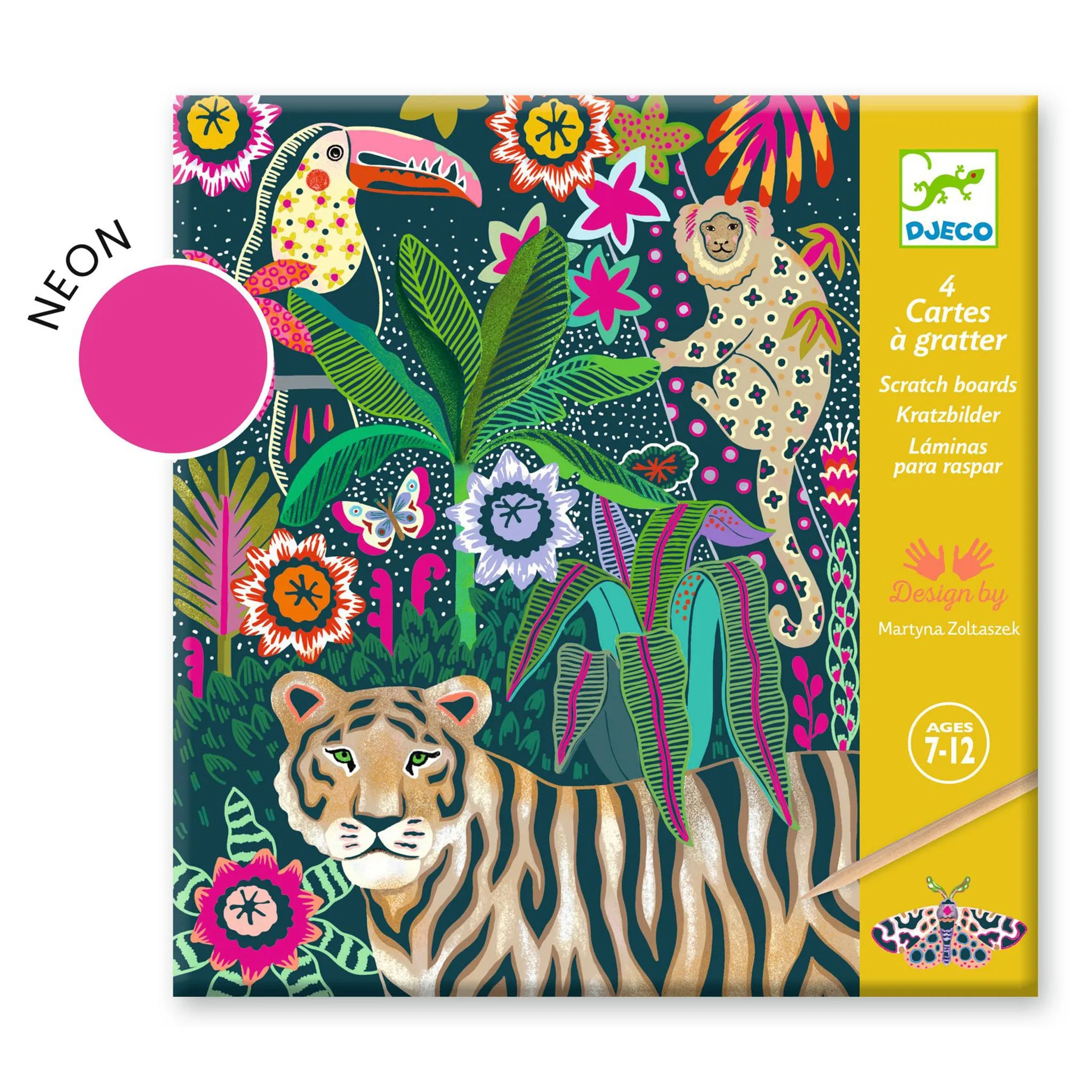 Djeco Carte à Gratter Rococo