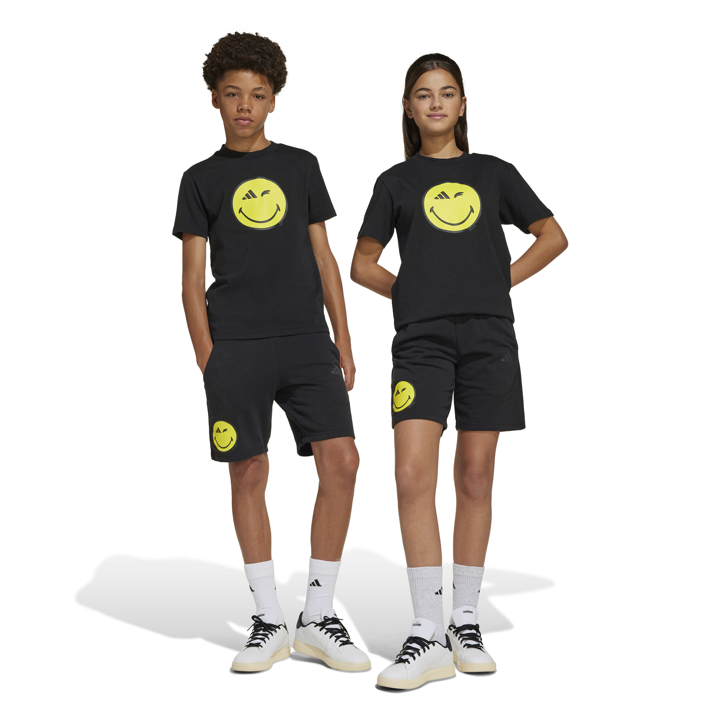adidas Smileyworld Shorts Enfants - Noir