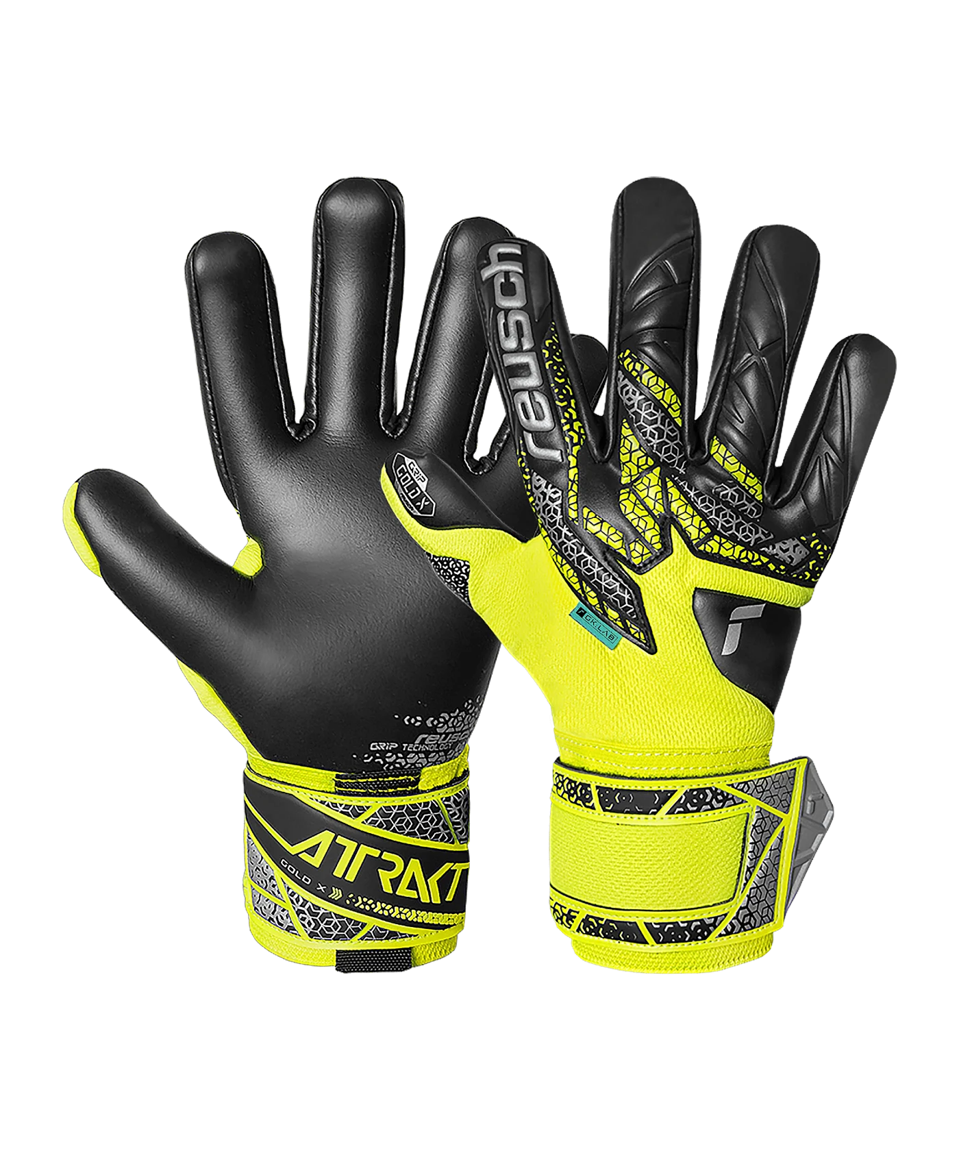 Reusch Attrakt Gold X NC TW-Handschuhe Gelb F2025
