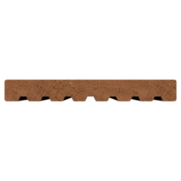 Vlonderplank Hardhout glad ca. 1,8x14,5 cm, lengte ca. 210 cm