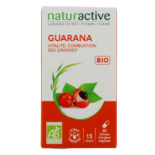 Naturactive guarana gélules - Anti-fatigue, brûleur de graisses