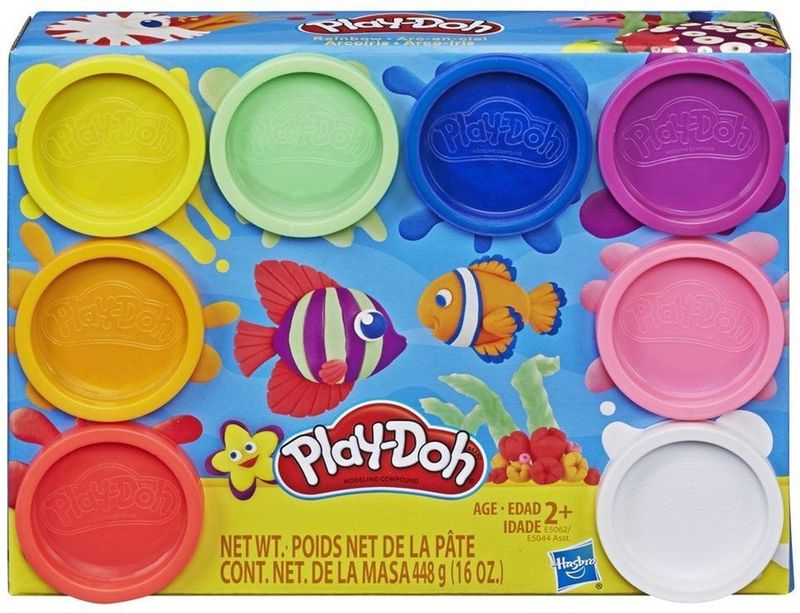 Play-Doh - Klei Set - 8 Potjes - Verschillende Kleuren - 56 Gram Per Potje