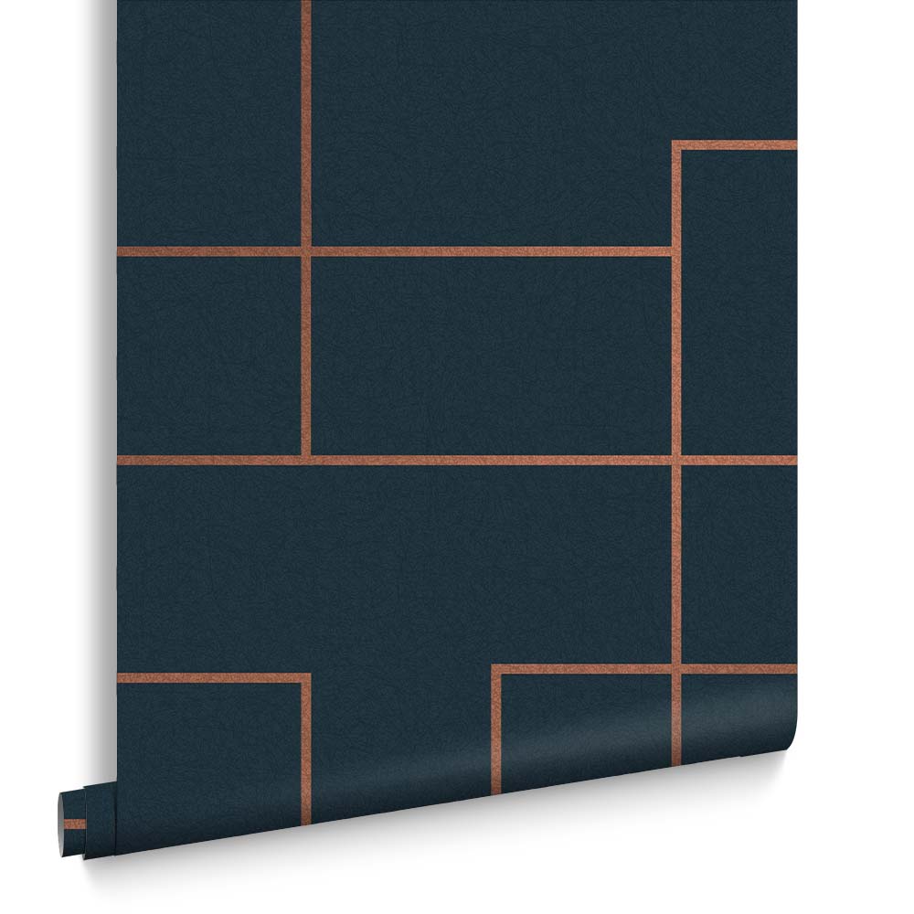 Graham & Brown Vliesbehang - Primo Navy - 10mx52cm