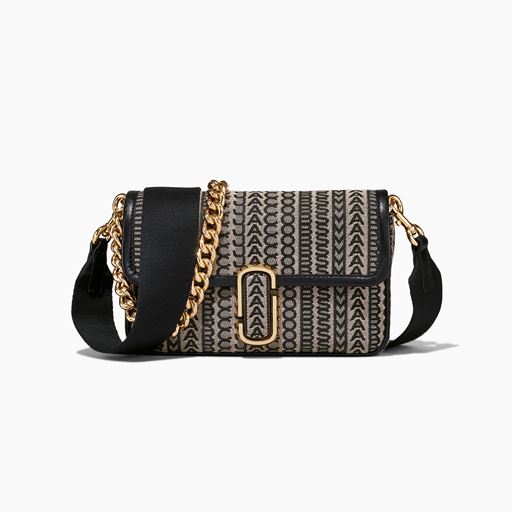 Marc Jacobs The Monogram J Marc Skuldertaske, Beige Multi