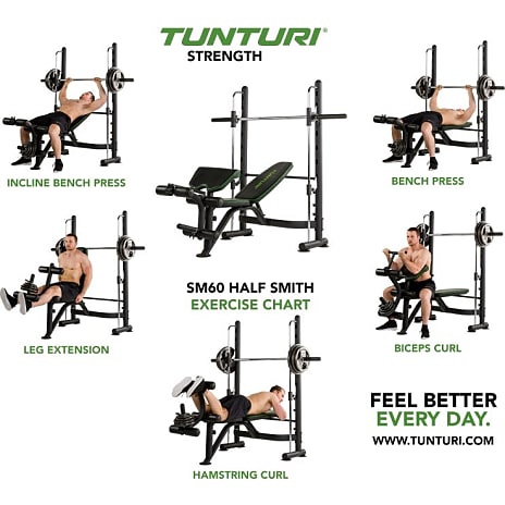 Tunturi SM60 multi træningsbænk