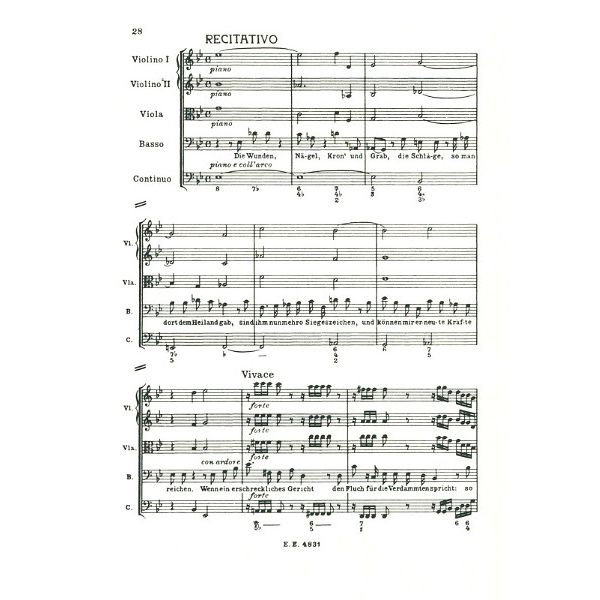 Edition Eulenburg Bach Kantate Nr. 78