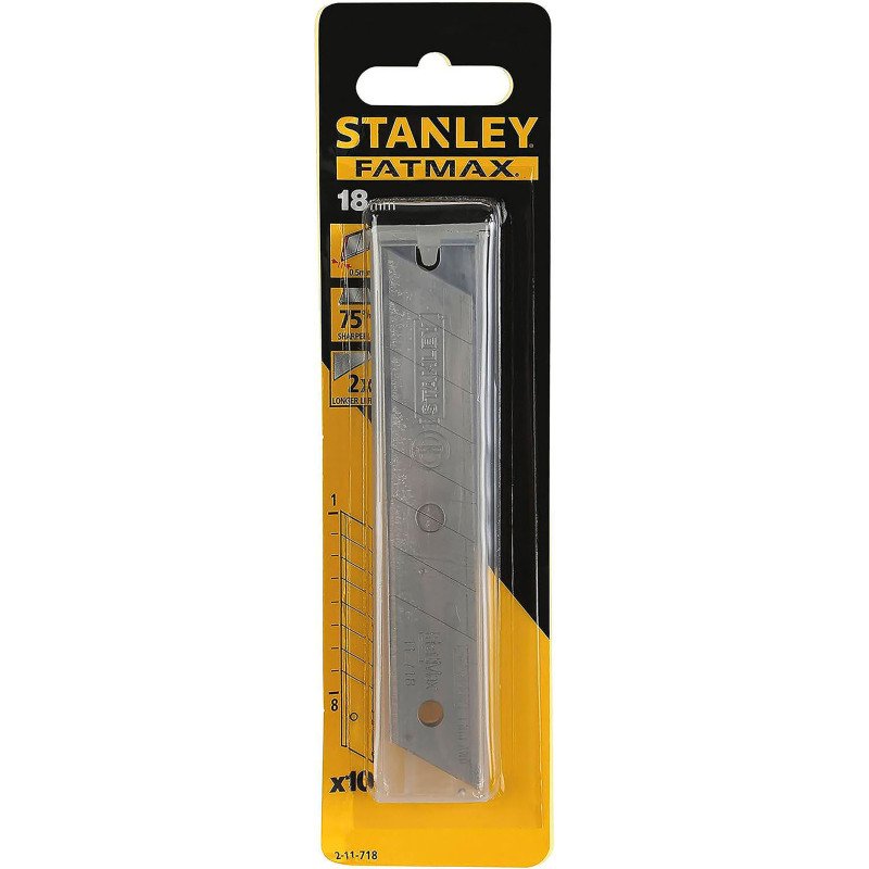 Lames de cutter STANLEY® FATMAX®18 mm - étui de 10