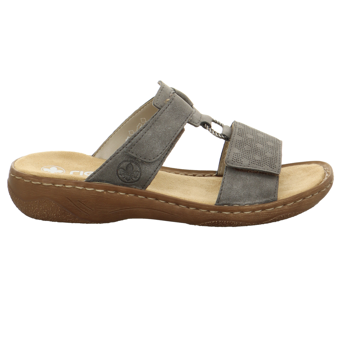 Pantolette grau