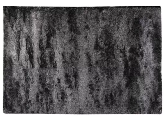 Tapis shaggy à poils longs ultra doux - 160 x 230 cm - Anthracite - DOLCE