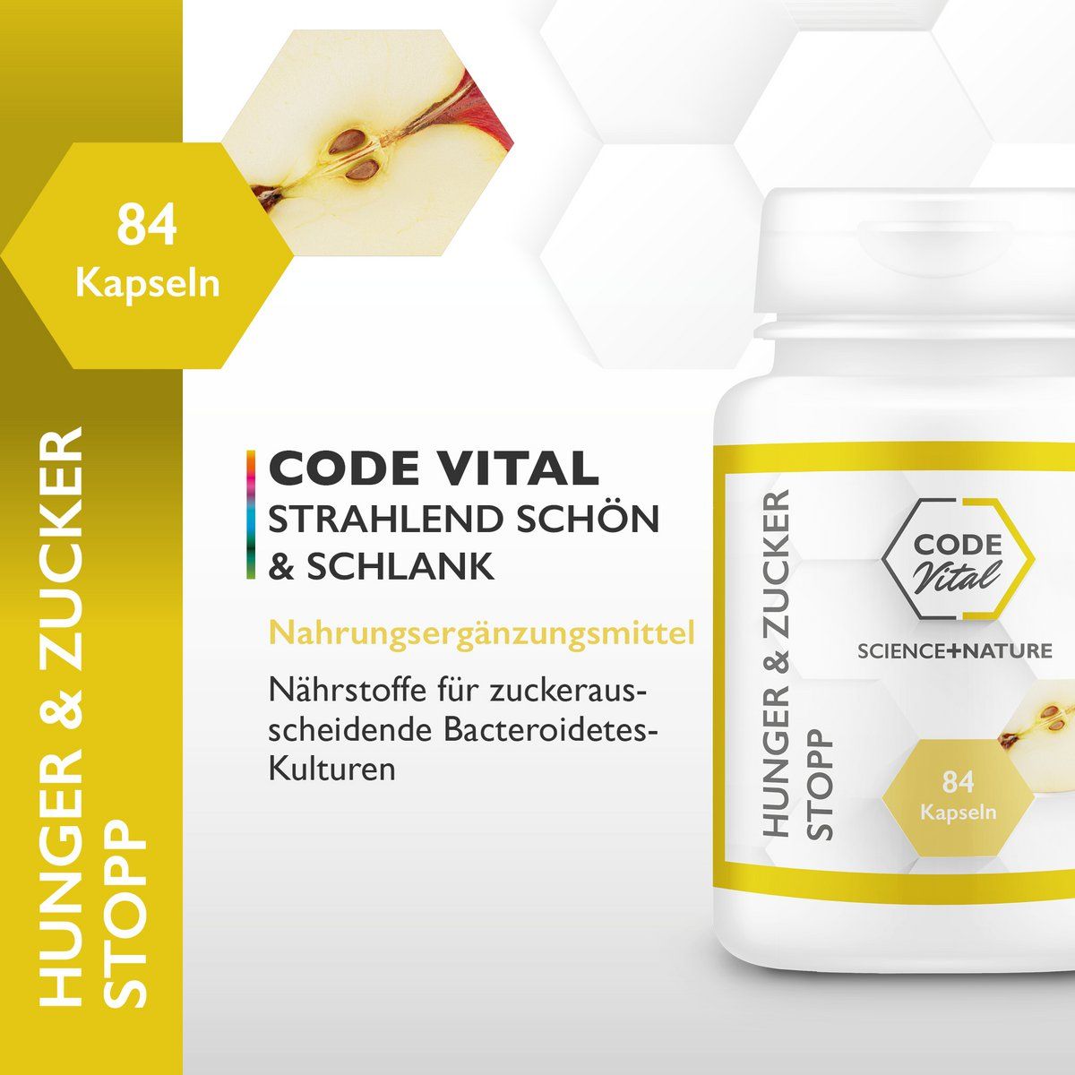 CODE Vital Hunger & Zucker Stopp - Programmiere deinen Darm auf schlank, Diät & Abnehmen