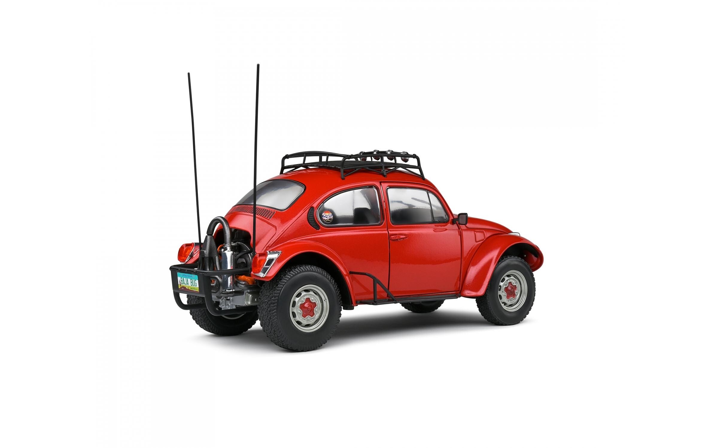 VW Käfer Baja, Rot, 1:18Detailgetreues Modellauto für Sammler im Massstab 1:18