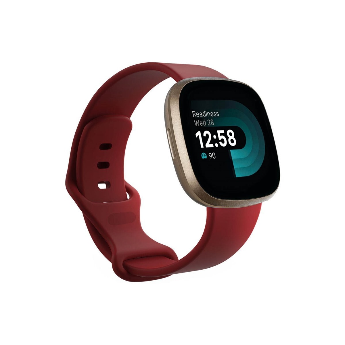 Sport armbånd till Fitbit Versa 4 - Mørkerød